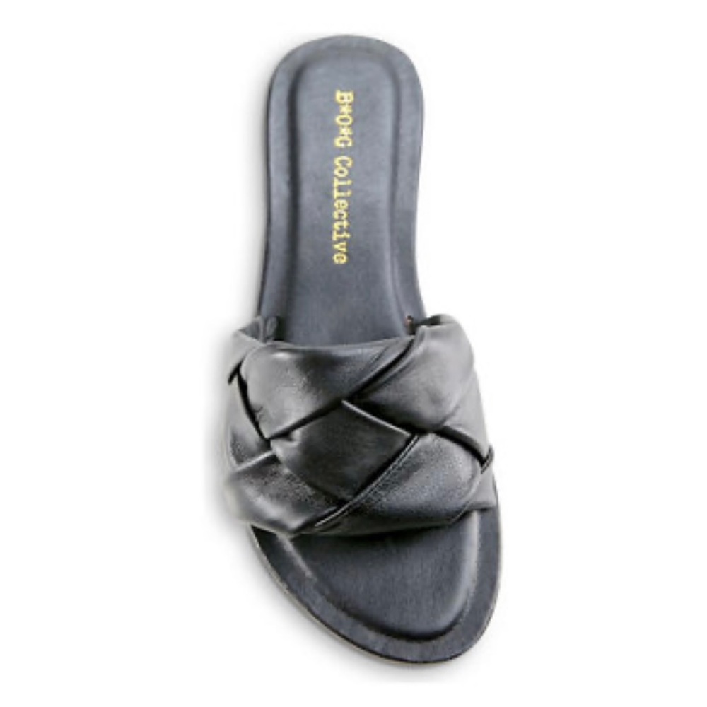 BOG Band of Gypsies Wide Woven Strap Flat, 9, NWB